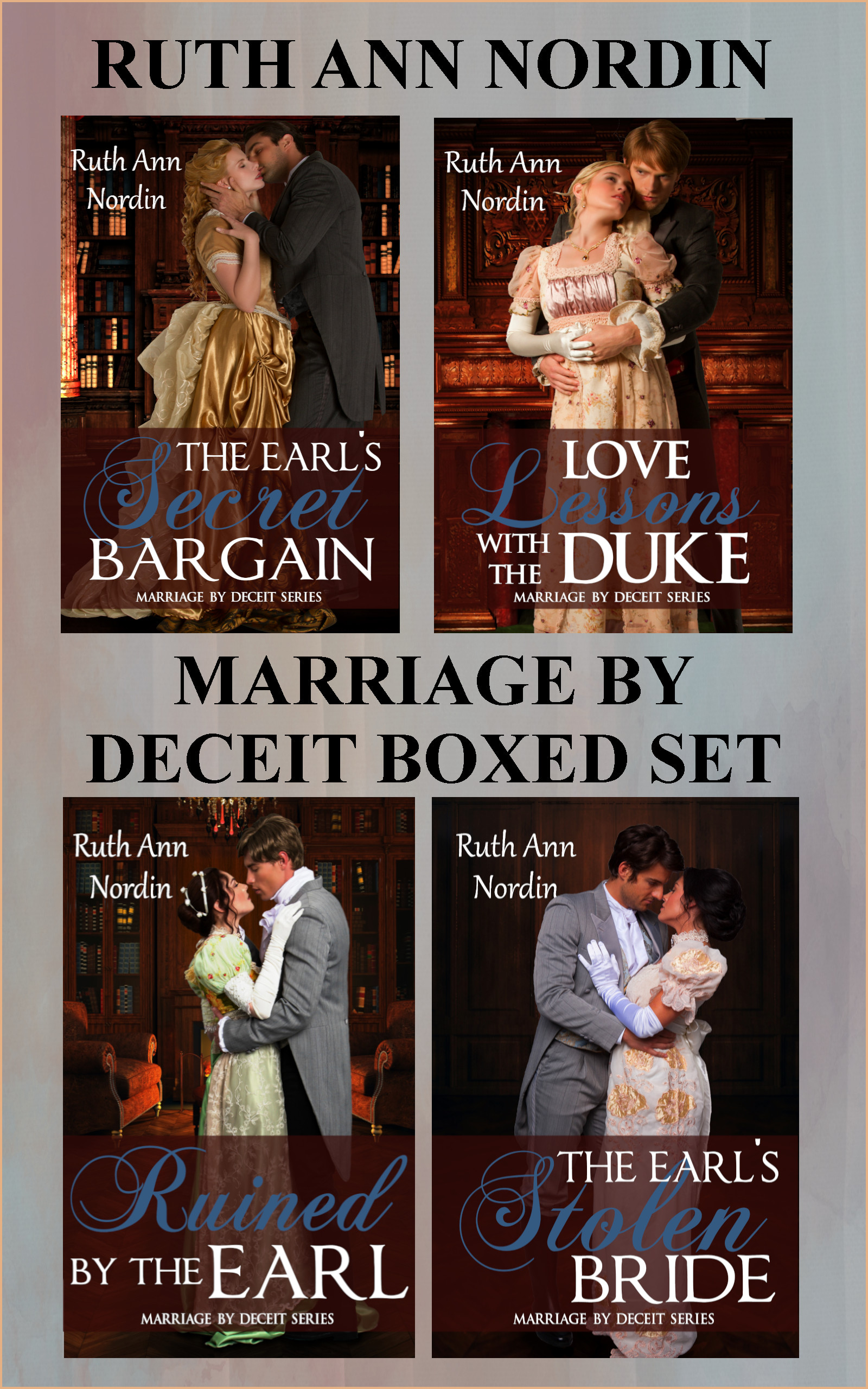 Marriage by Deceit Boxed Set flat ebook cover